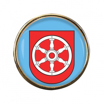 Erfurt (Germany) Round Pin Badge