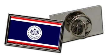 Erie PA Flag Pin Badge