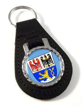 Erlangen (Germany) Leather Key Fob