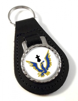 Escadrille 57 Mouette (French Air Force) Leather Key Fob