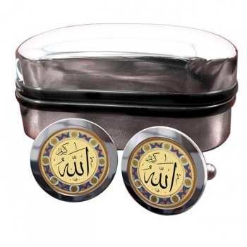 Allah-eser Round Cufflinks