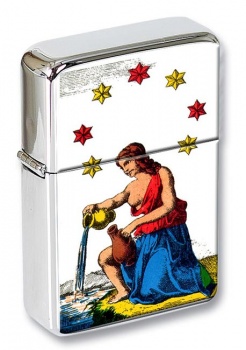 L'Etoile (The Stars) Tarot Flip Top Lighter