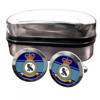 Electronic Warfare Operational Support Establishment (Royal Air Force) Round Cufflinks