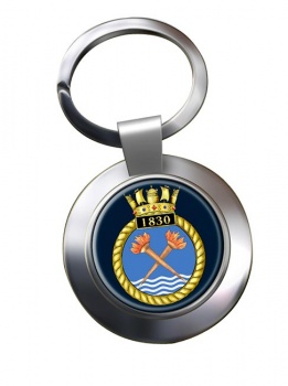 1830 Naval Air Squadron (Royal Navy) Chrome Key Ring