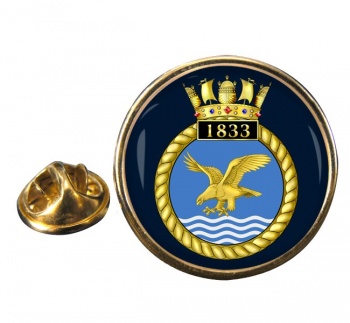 1833 Naval Air Squadron (Royal Navy) Round Pin Badge