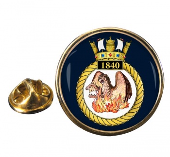 1840 Naval Air Squadron (Royal Navy) Round Pin Badge