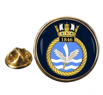 1846 Naval Air Squadron (Royal Navy) Round Pin Badge