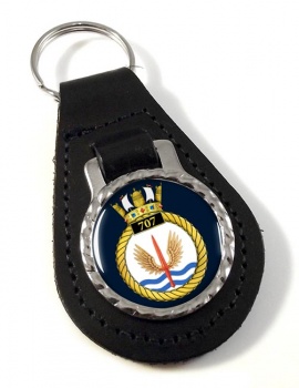 707 Naval Air Squadron (Royal Navy) Leather Key Fob