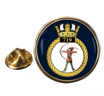 719 Naval Air Squadron (Royal Navy) Round Pin Badge