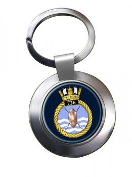 726 Naval Air Squadron (Royal Navy) Chrome Key Ring