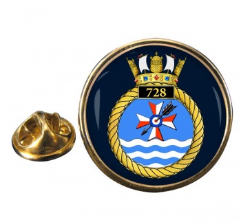 728 Naval Air Squadron (Royal Navy) Round Pin Badge