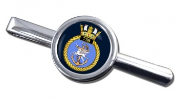 738 Naval Air Squadron (Royal Navy) Round Tie Clip