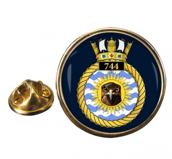 744 Naval Air Squadron (Royal Navy) Round Pin Badge