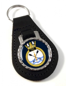 751 Naval Air Squadron (Royal Navy) Leather Key Fob