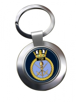 759 Naval Air Squadron (Royal Navy) Chrome Key Ring