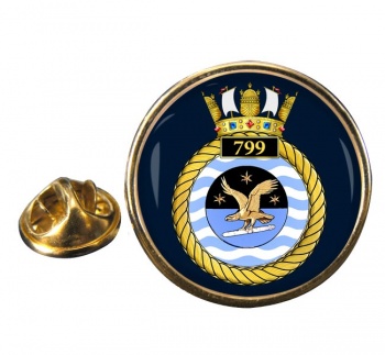 799 Naval Air Squadron (Royal Navy) Round Pin Badge