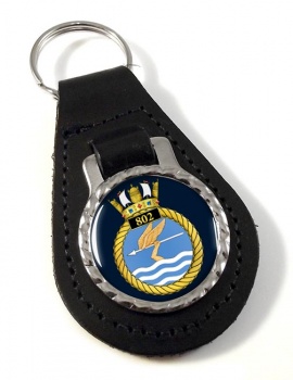 802 Naval Air Squadron (Royal Navy) Leather Key Fob