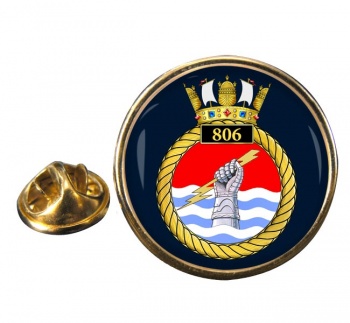 806 Naval Air Squadron (Royal Navy) Round Pin Badge