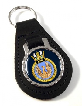 809 Naval Air Squadron (Royal Navy) Leather Key Fob