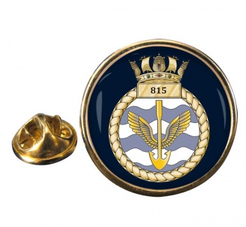 815 Naval Air Squadron (Royal Navy) Round Pin Badge