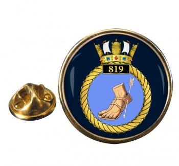 819 Naval Air Squadron (Royal Navy) Round Pin Badge