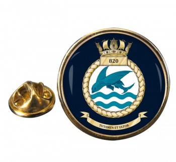820 Naval Air Squadron (Royal Navy) Round Pin Badge