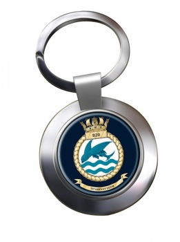 820 Naval Air Squadron (Royal Navy) Chrome Key Ring