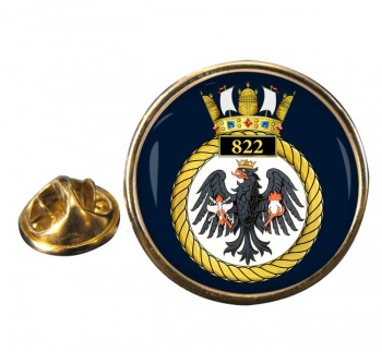 822 Naval Air Squadron (Royal Navy) Round Pin Badge