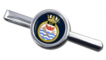 827 Naval Air Squadron (Royal Navy) Round Tie Clip