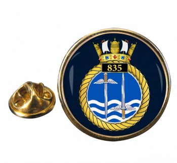 835 Naval Air Squadron (Royal Navy) Round Pin Badge