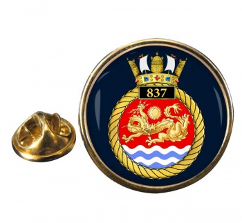 837 Naval Air Squadron (Royal Navy) Round Pin Badge