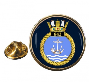 842 Naval Air Squadron (Royal Navy) Round Pin Badge