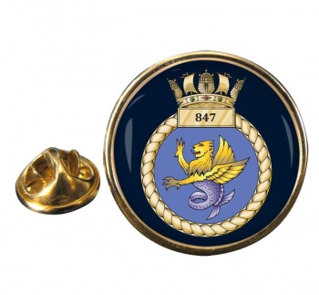 847 Naval Air Squadron (Royal Navy) Round Pin Badge