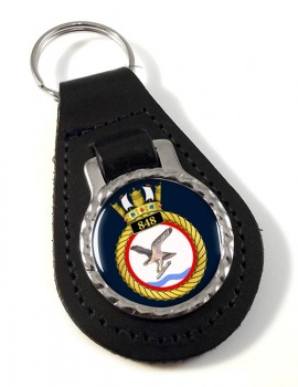 848 Naval Air Squadron (Royal Navy) Leather Key Fob