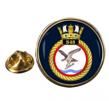 848 Naval Air Squadron (Royal Navy) Round Pin Badge