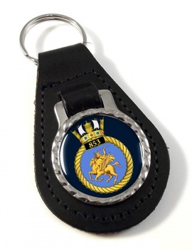 853 Naval Air Squadron (Royal Navy) Leather Key Fob