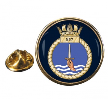 857 Naval Air Squadron (Royal Navy) Round Pin Badge