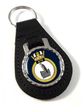 879 Naval Air Squadron (Royal Navy) Leather Key Fob
