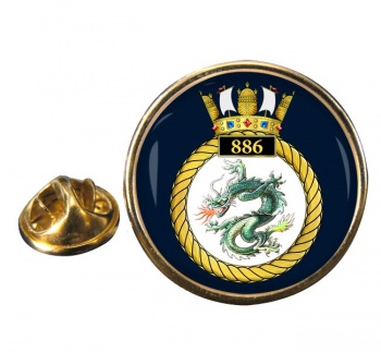 886 Naval Air Squadron (Royal Navy) Round Pin Badge