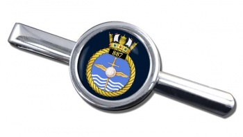 887 Naval Air Squadron (Royal Navy) Round Tie Clip