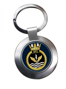 892 Naval Air Squadron (Royal Navy) Chrome Key Ring