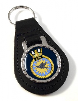 898 Naval Air Squadron (Royal Navy) Leather Key Fob