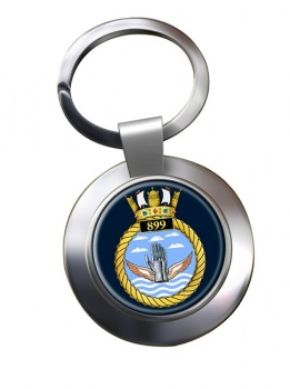 899 Naval Air Squadron (Royal Navy) Chrome Key Ring