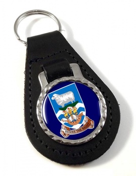 Falkland Islands Leather Key Fob