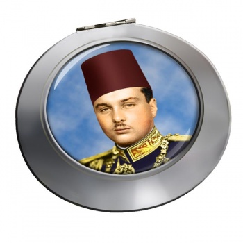 King Farouk I Chrome Mirror
