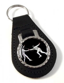 Fencing Leather Key Fob