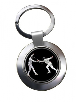 Fencing Chrome Key Ring