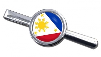 Philippines Pilipinas Round Tie Clip