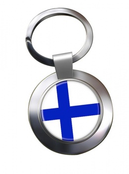 Finland Metal Key Ring