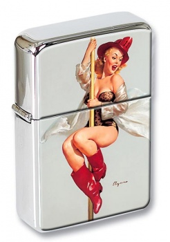 Firegirl Pin-up Girl Flip Top Lighter